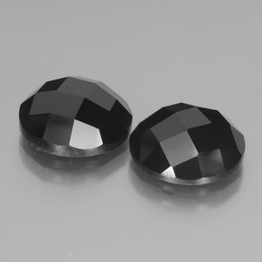Gemme di Spinello Nero naturale da 12.64 ct, Taglio rotondo, Opaco