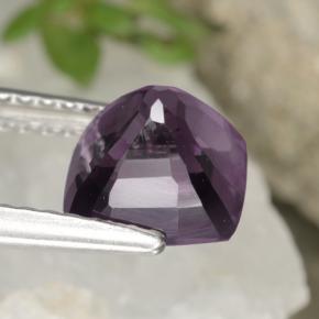 Spinello naturale porpora da 2,00 ct, taglio a cuscino, VVS-VS
