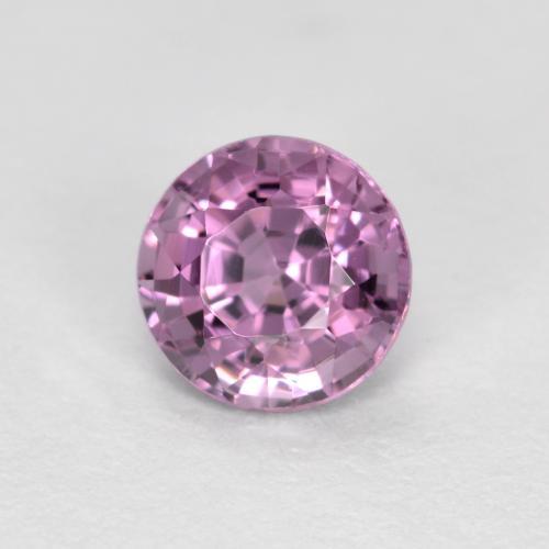 Spinello Boysenberry naturale da 0.64 ct, Taglio rotondo, VVS-VS