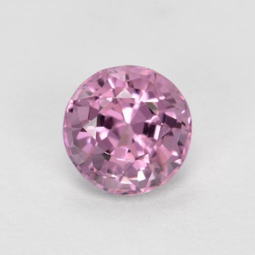 Spinello naturale porpora da 0,72 ct, taglio rotondo, VVS-VS