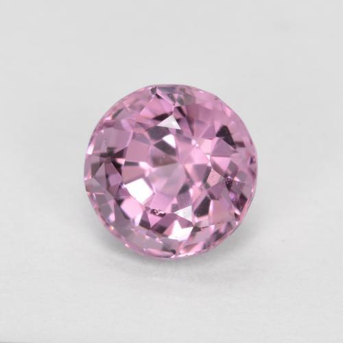 Spinello naturale porpora da 0,72 ct, taglio rotondo, VVS-VS