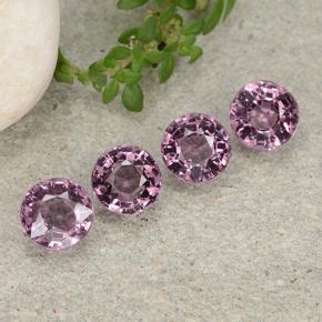 Spinello naturale porpora da 2,32 ct, taglio rotondo, VVS-VS