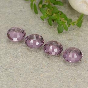 Gemme di Spinello Viola rossastro naturale da 2.30 ct, Taglio rotondo, VVS-VS