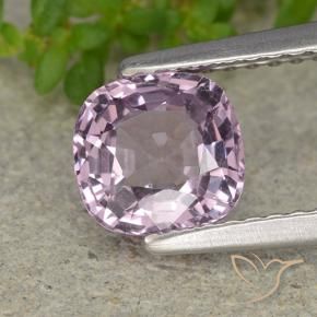 Spinello Viola uva molto chiaro naturale da 1.26 ct, Cuscino, VVS