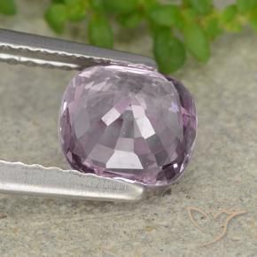 Spinello Viola uva molto chiaro naturale da 1.26 ct, Cuscino, VVS
