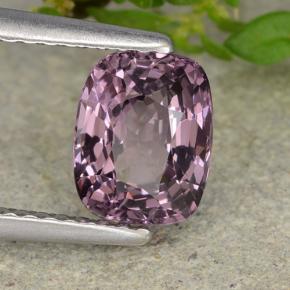 Spinello naturale porpora da 1,51 ct, taglio a cuscino, VVS-VS