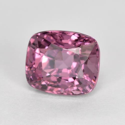 Spinello naturale porpora da 1,58 ct, taglio a cuscino, VVS-VS