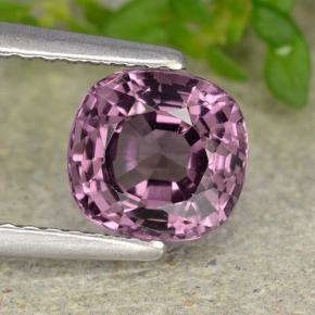 Spinello Viola medio naturale da 1.51 ct, Taglio a cuscino, VVS-VS