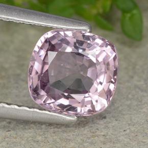Spinello Viola rosato chiaro naturale da 1.70 ct, Taglio a cuscino, VVS-VS