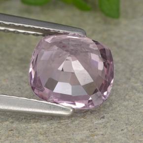 Spinello Viola rosato chiaro naturale da 1.70 ct, Taglio a cuscino, VVS-VS