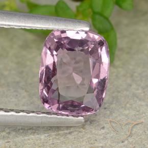Spinello Grigio-Viola naturale da 1.39 ct, Cuscino, VVS-VS