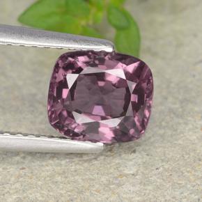 Spinello naturale porpora da 1,81 ct, taglio a cuscino, VVS-VS