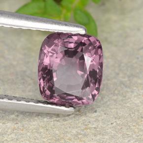 Spinello naturale porpora da 1,81 ct, taglio a cuscino, VVS-VS