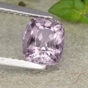 Spinello Viola molto chiaro naturale da 1.39 ct, Cuscino, VVS-VS