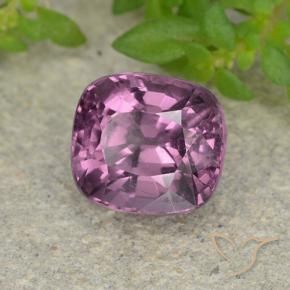 Spinello Viola medio naturale da 1.50 ct, Cuscino, VVS-VS