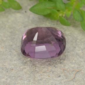 Spinello Viola medio naturale da 1.50 ct, Cuscino, VVS-VS