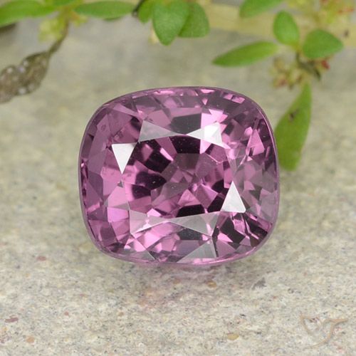 1.26ct Naturale Viola medio Spinello, Cuscino, VVS-VS