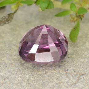 Spinello Viola medio naturale da 1.26 ct, Cuscino, VVS-VS