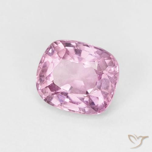 Spinello Viola chiaro naturale da 0.98 ct, Cuscino, VVS-VS