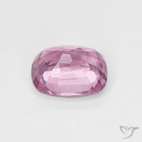 Spinello Viola chiaro naturale da 0.98 ct, Cuscino, VVS-VS