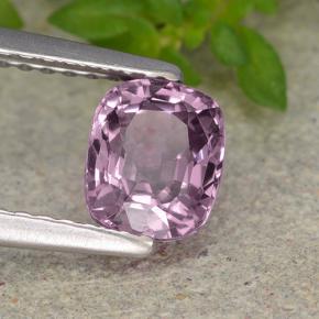 Spinello naturale porpora da 0,99 ct, taglio a cuscino, VVS-VS