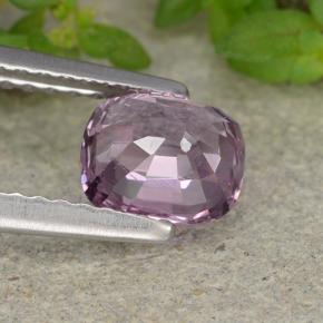 Spinello naturale porpora da 0,99 ct, taglio a cuscino, VVS-VS