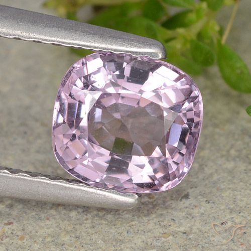 1.23ct Naturale Lavanda Spinello, Cuscino, VVS-VS