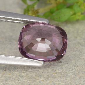 Spinello naturale porpora da 1,14 ct, taglio a cuscino, VVS