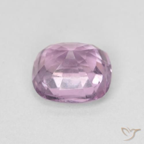 Spinello Viola chiaro-rosa naturale da 1.25 ct, Cuscino, VVS-VS