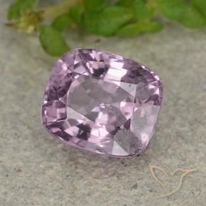 Spinello Viola grigiastro chiaro naturale da 1.45 ct, Cuscino, VS