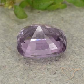 Spinello Viola grigiastro chiaro naturale da 1.45 ct, Cuscino, VS