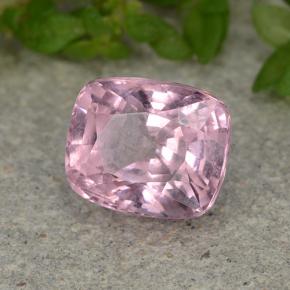 Spinello naturale porpora da 1,57 ct, taglio a cuscino, VS