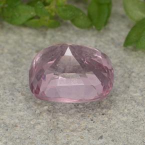 Spinello naturale porpora da 1,57 ct, taglio a cuscino, VS