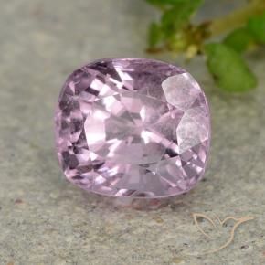 Spinello Viola rosato molto chiaro naturale da 1.14 ct, Cuscino, VS