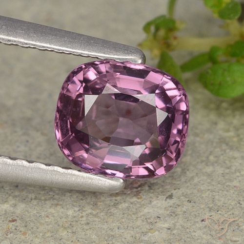 1.19ct Naturale Viola rossastro Spinello, Cuscino, VVS-VS