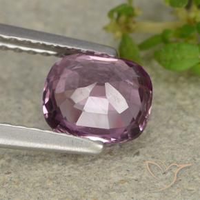 Spinello Viola rossastro naturale da 1.19 ct, Cuscino, VVS-VS