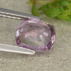 Spinello Viola rosato chiaro naturale da 1.18 ct, Cuscino, VVS-VS