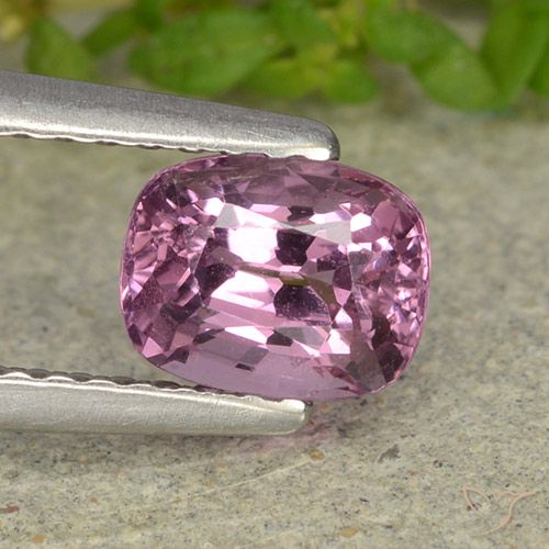 0.98ct Naturale Viola chiaro Spinello, Cuscino, VVS-VS