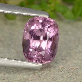 Spinello Viola chiaro naturale da 0.98 ct, Cuscino, VVS-VS