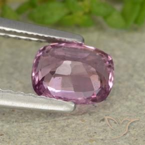 Spinello Viola chiaro naturale da 0.98 ct, Cuscino, VVS-VS