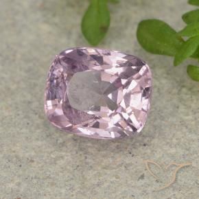 Spinello Viola rosato molto chiaro naturale da 1.29 ct, Cuscino, VS