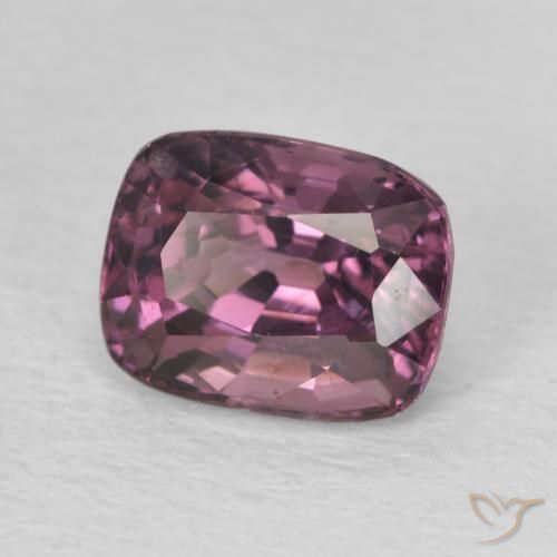 Spinello Rosso porpora intenso naturale da 1.89 ct, Cuscino, VVS-VS