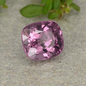 Spinello naturale porpora da 1,29 ct, taglio a cuscino, VVS-VS