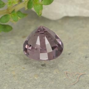 Spinello Viola medio naturale da 0.76 ct, Rotondo, VS