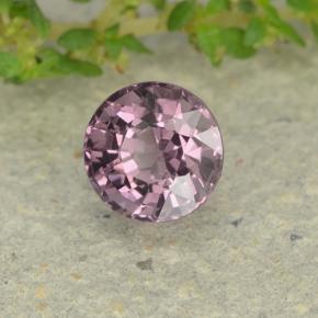 Spinello naturale porpora da 0,74 ct, taglio rotondo, VVS-VS