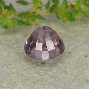 Spinello naturale porpora da 0,74 ct, taglio rotondo, VVS-VS