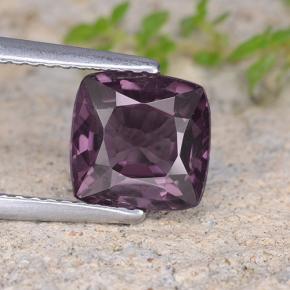 Spinello naturale porpora da 2,01 ct, taglio a cuscino, VVS-VS