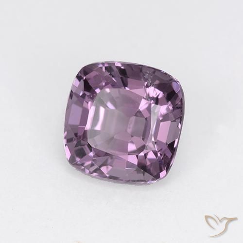 Spinello Viola uva chiaro naturale da 1.39 ct, Cuscino, VS