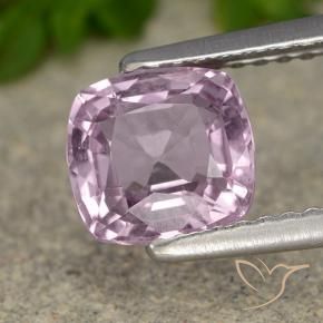 Spinello Viola rosato molto chiaro naturale da 1.39 ct, Cuscino, VS