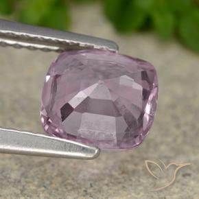 Spinello Viola rosato molto chiaro naturale da 1.39 ct, Cuscino, VS